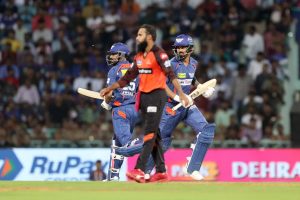 122 ஓட்டங்களை நிர்ணயித்த ஹைதரபாத் அணி