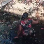 ஜன்னல் பாதுகாப்பு வேலியில் சிக்கியி