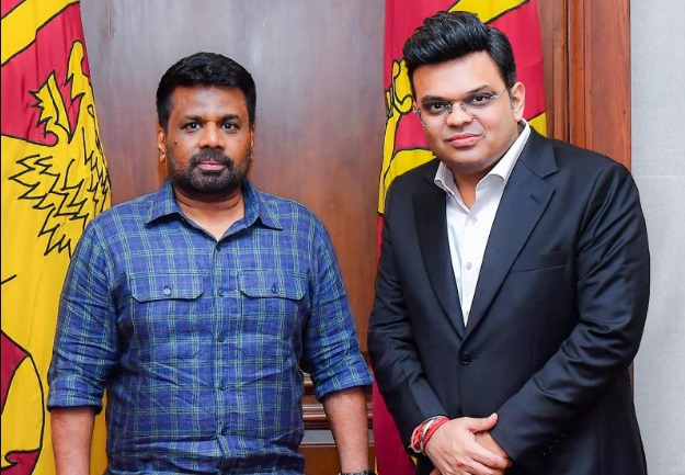 ஜனாதிபதி அநுர குமார திசாநாயக்கவுக்கும், சர்வதேச கிரிக்கெட் கவுன்சிலின் (ICC) தலைவர் ஜெய் ஷாவுக்கும் (Jay Shah) இடையிலான சந்திப்பு இன்று (19) பிற்பகல் ஜனாதிபதி அலுவலகத்தில் இடம்பெற்றது.