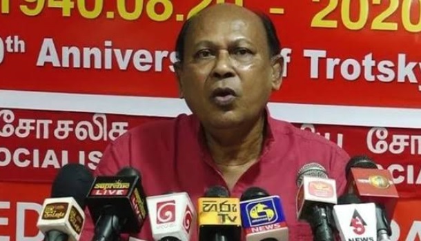ஐக்கிய சோஷலிசக் கட்சியின் தலைவர் சிறிதுங்க ஜயசூரிய. தமிழ் பேசும் மக்களுக்காக குரல் கொடுக்கும் இடதுசாரி தலைவர்.