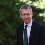 British Defence Secretary Dan Jarvis walks on Downing Street before a cabinet meeting after British Prime Minister Keir Starmer announced a timeline for his resignation, in London, Britain, June 23, 2026