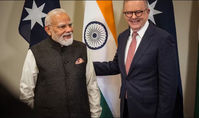 Australia will export uranium to India under a new agreement signed today between Prime Minister Anthony Albanese and Indian Prime Minister Narendra Modi, as the leader of the world's most populous country continues his visit to Australia.