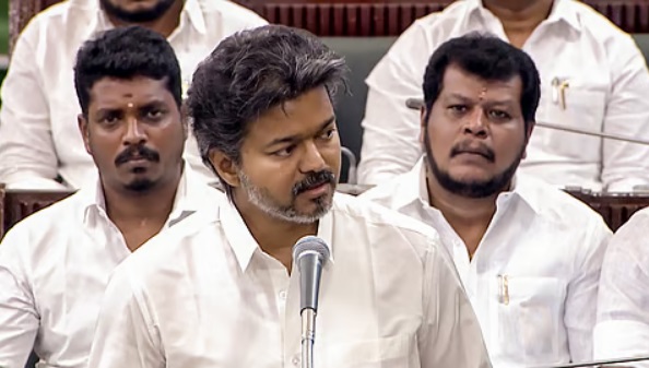 நிகழ்ச்சிகளின் தொடக்கத்தில்தமிழ்த்தாய் வாழ்த்தை முதலாவதாகப் பாட வேண்டும் என முதலமைச்சர் விஜய் முன்மொழிந்த அரசினர் தனித் தீர்மானம் சட்டப்பேரவையில் ஒருமனதாக நிறைவேற்றப்பட்டது.