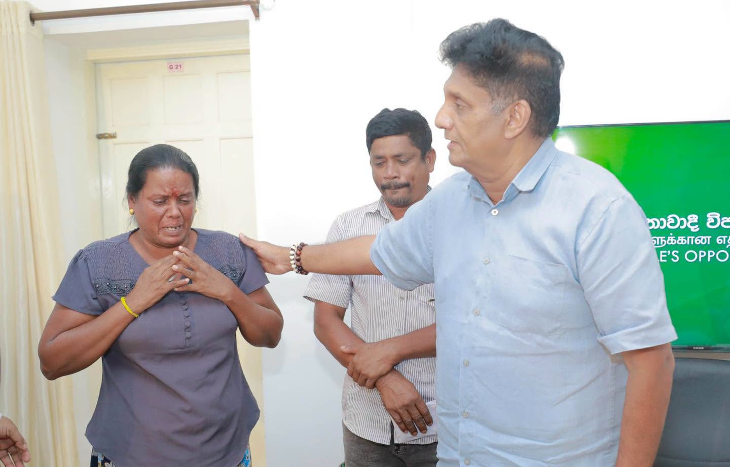 சவூதி அரேபரியாவில் மரண தண்டனை விதிக்கப்பட்டுள்ள் சிவராஜா அனோஜனின் விடுதலைக்காக முன்னெடுக்கப்பட வேண்டிய அனைத்து முயற்சிகளை மேற்கொள்வேன் என்று எதிர்க்கட்சி தலைவர் சஜித் பிரேமதாச உறுதியளித்துள்ளார்.