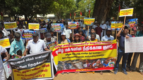செம்மணி புதைகுழி: ஐ.நா. விசாரணைகோரி யாழில் பேரணி
