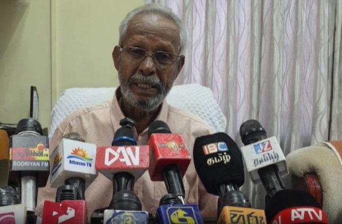 தியாக தீபம் திலீபனின் சிலைக்கு எதிரான ஓர் ஆள் நானாகத்தான் இருக்க வேண்டும் எனச் சித்தரிப்பது தமிழ்த் தேசிய மக்கள் முன்னணியின் திட்டமிட்ட செயலாகும் என்று இலங்கைத் தமிழரசுக் கட்சியின் தலைவர் சி.வி.கே. சிவஞானம் குற்றம் சுமத்தியுள்ளார்.