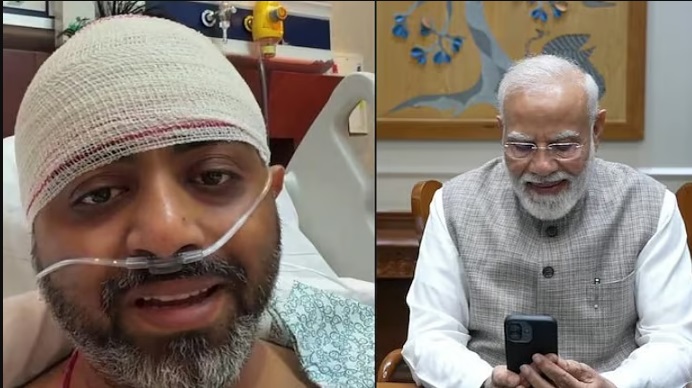 நடுவானில் பறந்த விமானத்தில் 180 பேரின் உயிரை காத்த இந்திய விமானி ஸ்மித் மச்சார் உடன் வீடியோ அழைப்பில் இந்திய பிரதமர் மோடி உரையாடியுள்ளார்.